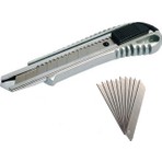 BKS Tools Metal Maket Bıçağı ve Yedeği 10 Adet Bks Tools