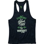 Bluu Fitness Gym Tank Top Sporcu Atleti Good Day Lacivert