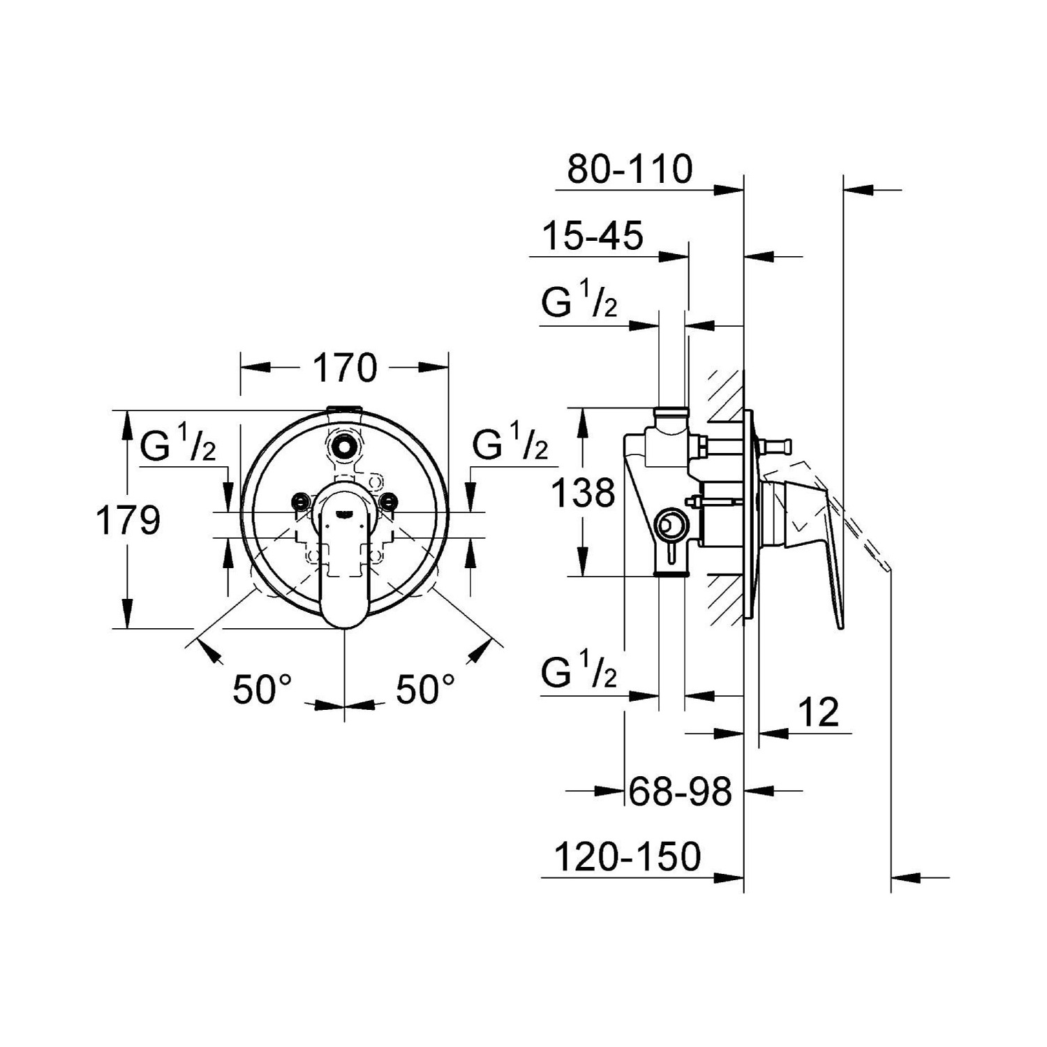 Grohe Eurosmart Cosmopolitan Ankastre Banyo Bataryas? + Ic Fiyat?