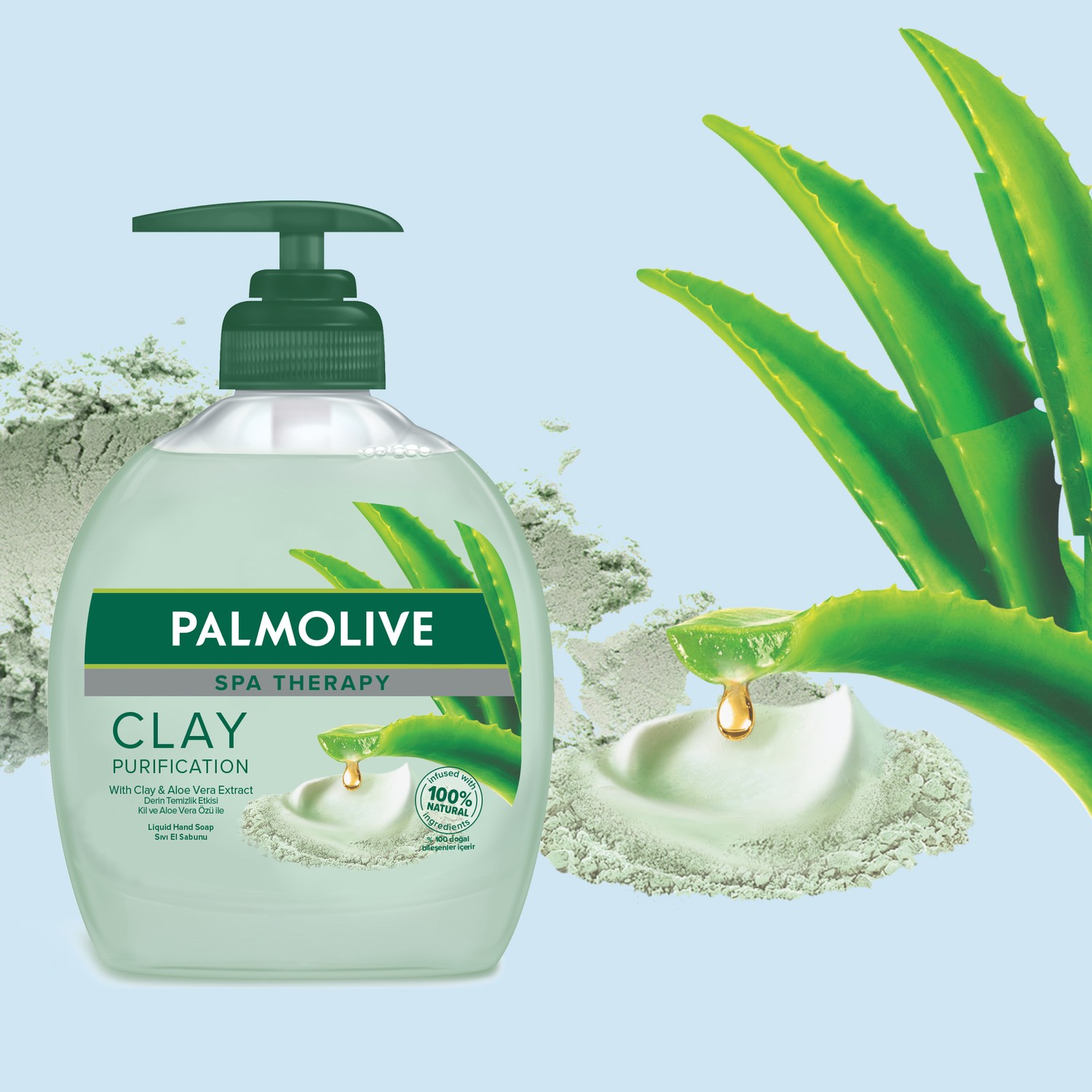 Palmolive Spa Therapy Clay Tonus Kil Sivi El Sabunu 300 Ml Fiyati