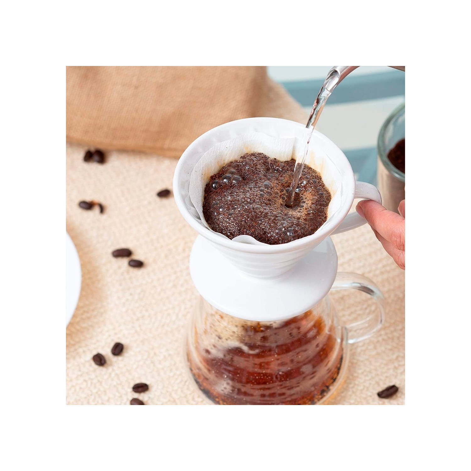 Cooker V60 Seramik Filitre Kahve Demleme Fincanı Fiyatı