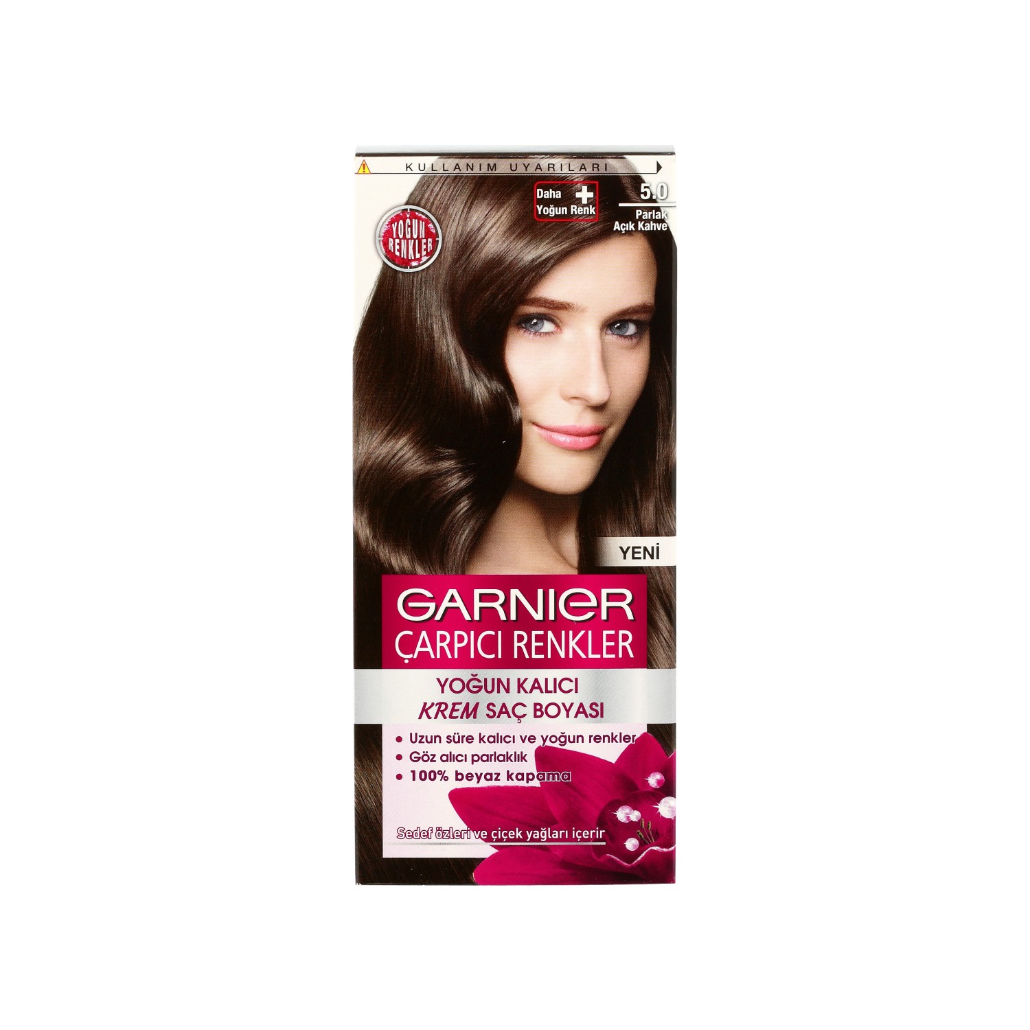 Garnier Çarpıcı Renkler 5.0 Parlak Açık Kahve Saç Boyası