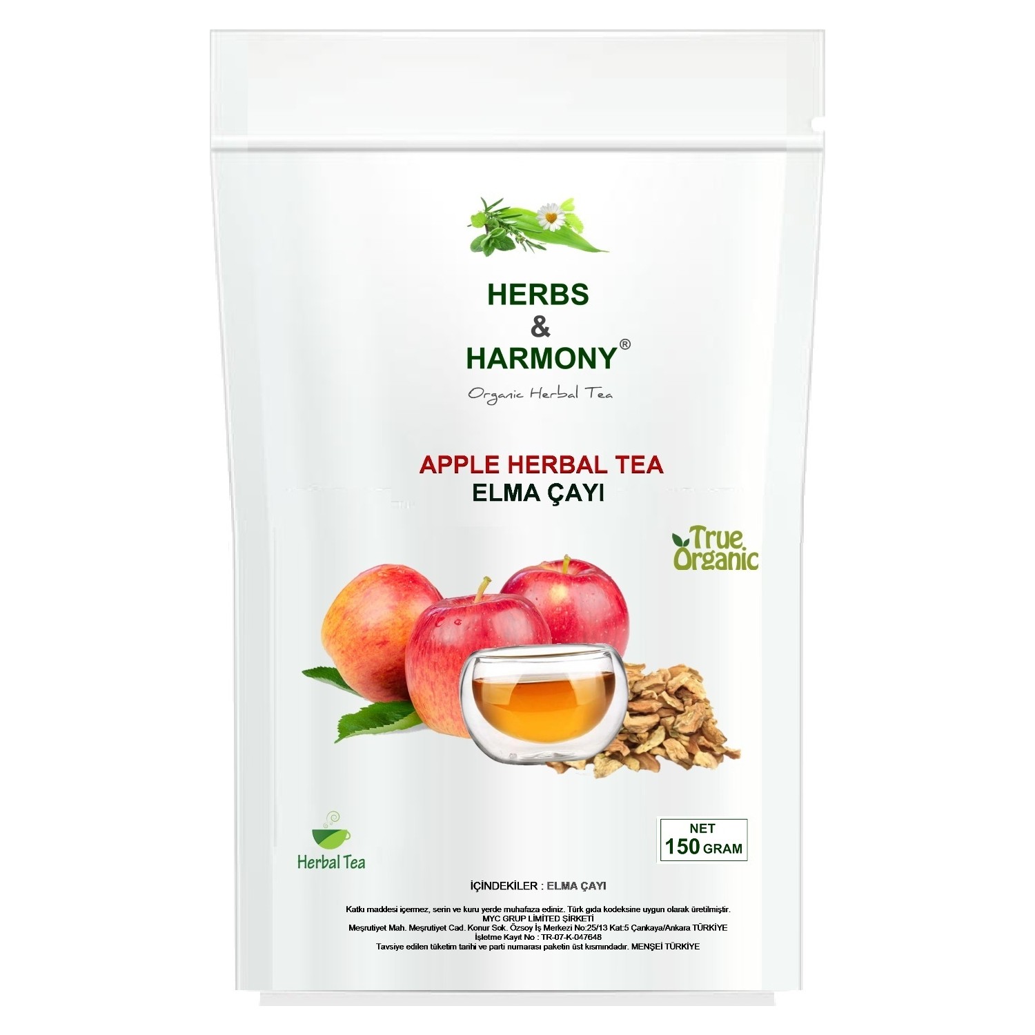 Herbs & Harmony Apple Herbal Tea Elma Çayı 150 Gram Fiyatı