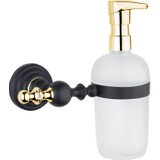Saray Banyo Artemis Siyah Gold Sıvı Sabunluk
