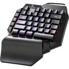 Lunatic RGB KB-L24 Mekanik Hisli Mini Pubg Gaming Klavye