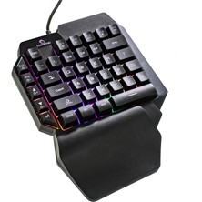 Lunatic RGB KB-L24 Mekanik Hisli Mini Pubg Gaming Klavye