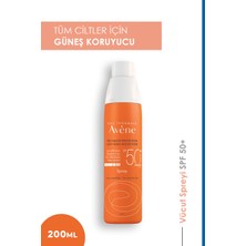 Avene Spf 50 Faktör 200 ml Tüm Cilt Tipleri için Sprey Güneş Kremi