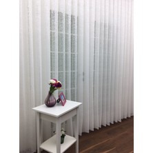 Esse Home Özel Örme Dokulu Tül Perde 100 x 250 Seyrek Pile 1/2