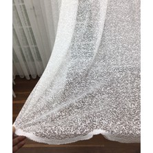 Esse Home Özel Örme Dokulu Tül Perde 100 x 250 Seyrek Pile 1/2