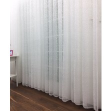 Esse Home Özel Örme Dokulu Tül Perde 100 x 250 Seyrek Pile 1/2