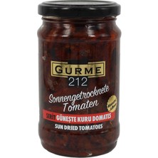 Gurme212 Güneşte Kurutulmuş Domates  ‐ Yağda Marine ‐  Şerit Kesim 320 ml