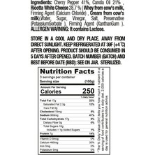 Gurme212 - Ricotta Dolgulu Kiraz Biber / 300 ml