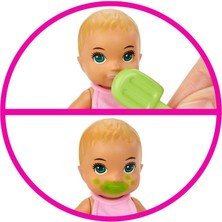 Barbie Bebek Bakıcısı Özellikli Minik Bebekler - Beslenme ve Banyo Zamanı GHV83-GHV84