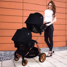 Mamma Twin Gold Travel Sistem Ikiz Bebek Arabası