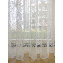 Esse Home Özel Örme Dokulu Tül Perde 100 x 250 Normal Pile 1/2.5