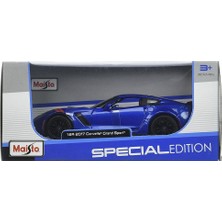 Maisto 2017 Corvette Grand Sport 1:24  Model Araba Mavi