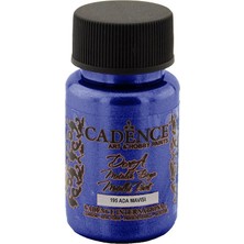 Cadence 195 Ada Mavisi Renginde Metalik Boya 50 ml