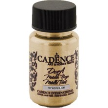 Cadence 197 Koyu Krem Renginde Metalik Boya 50 ml Kullanıma Hazır Yüksek Parlaklıkta Sedefli