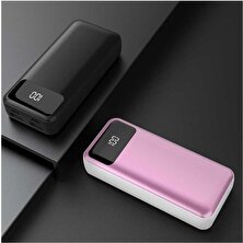 Xipin Powerbank 10.000 mAh Çift USB LI IQ Şarj Pink