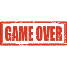 Stickermarket Game Over Sticker