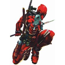 Stickermarket Marvel Deadpool Oto, Duvar Sticker