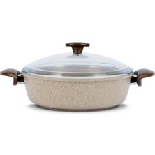 Thermoad Alüminyum Döküm Love 24 cm Karnıyarık Tenceresi - Vizon