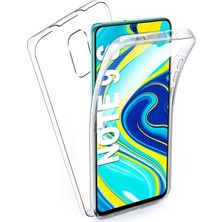 Case Street Xiaomi Redmi Note 9 Pro Kılıf Ön Arka Şeffaf Silikon Koruma Şeffaf