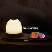 Ally Kablosuz Wireless Şarj Cihazı+Gece Lambası AL-32074