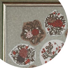 e38 EL İŞÇİLİĞİ KURDELE NAKIŞ TABLO 68 * 68 cm - 4148