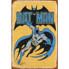 Hayat Poster Batman Retro Vintage Ahşap Poster