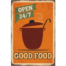 Hayat Poster Güzel Yemel Retro Vintage Ahşap Poster