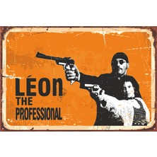 Hayat Poster Leon The Professional Retro Vintage Ahşap Poster
