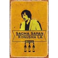 Hayat Poster Behzat Ç Retro Vintage Ahşap Poster