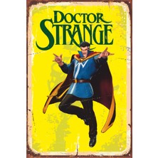 Hayat Poster Doctor Strange Marvel Retro Vintage Ahşap Poster