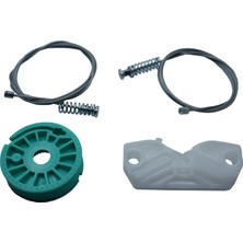 Bross Otomotiv Mercedes CLK C209 / A209 2002-2009 İçin Arka Cam veya Sağ Kapı Cam Kriko Tamir Seti