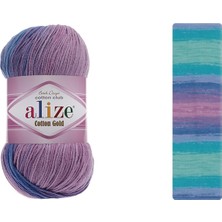 Ali̇ze Cotton Gold Batik El Örgü İpi