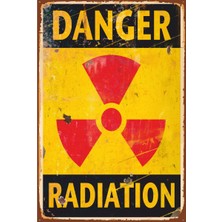 Hayat Poster Danger Retro Vintage Ahşap Poster