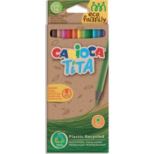 Carioca Eco Famıly Tita Kuru Boya Kalemi 12'li