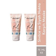 Dermokil Siyah Nokta Maske 2'li Set 2X75ML