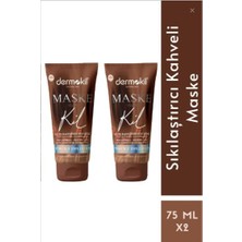 Dermokil Sıkılaştırıcı Soyulabilir Kahveli Maske 2'li Set 75 ml