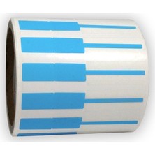 On Roll Paper Gözlük Etiketi Mavi 95 x 12 1000'lik Sarım 6 Rulo