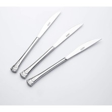 Nehir Akasya Sade 12'li Tatlı Bıçak Takımı