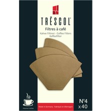 Trescol Cafe Nice Kağıt Filtre Için Öğütülmüş Kahve 250 gr + Trescol 40'lı Kağıt Filtre