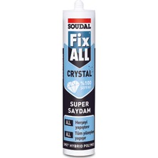 Soudal Fıx All Crystal Mastik Kartuş 290Ml