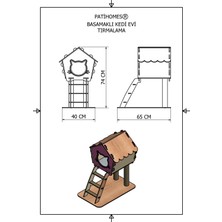 Pati Homes Merdivenli Kedi Evi