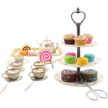 Sunman Metal Çay + Pasta Seti 39 Parça