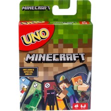 Mattel Uno Minecraft Kart Oyunu - Çok Renkli (Yurtdışından)