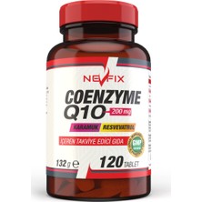 Nevfix Coenzyme Q10 200 mg 120 Tablet Vitamin C Bromelian 120 Tablet