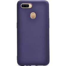 Case Street Oppo A12 Kılıf Premier Silikon Esnek Koruma Lacivert