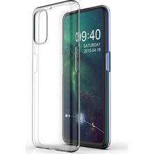 Case Street Oppo A92 Kılıf Süper Silikon Arka Koruma + Nano Glass Şeffaf